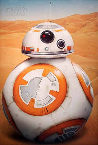 Star Wars The Force weckt bb-8 Maxi Poster, Holz, Mehrfarbig