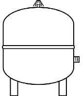 Vaillant - Vaso expansión solar 50l montaje pie