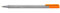 STAEDTLER 334-4 Triplus Fineliner (Dreikant, Superfeine, Metallgefasste Spitze, Linienbreite ca. 0,3 mm, 10 Stück) orange