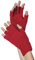 WILBERS & WILBERS 51040 - Gestrickte fingerlose Handschuhe, Kostümaccessoire für Karneval, Mottopartys, Halloween