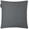 LINUM Annabell Elegant Kissenhülle 40x40 cm, 100% Baumwolle, Maschinenwaschbar, Granitgrau