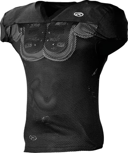 Rawlings Sporting Goods Herren Premium Pro Cut Praxis Fußball Jersey, Herren Unisex, schwarz