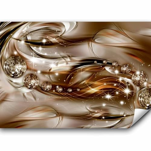 Fototapete murando Abstrakt 400x280 cm Vlies Tapeten Wandtapete XXL Moderne Wanddeko Design Wand Dekoration Wohnzimmer Schlafzimmer Büro Flur Diamant a-A-0168-a-b