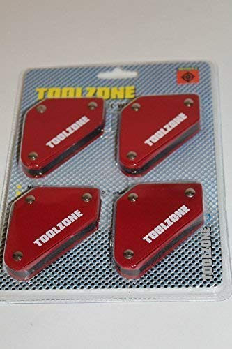 4 Pc Mini Magnetic Welding Weld Holder - 45. 90 & 135 Degrees 10lb Total Weight