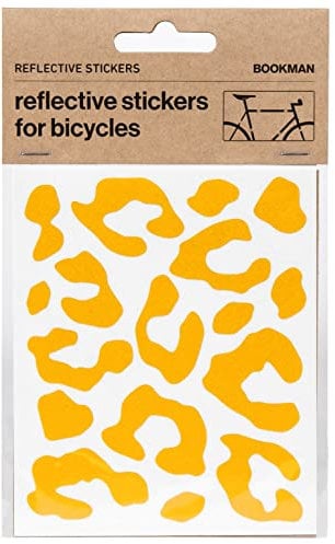 Bookman Urban Visibility Reflective Stickers Leopard Yellow