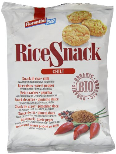 Fiorentini Organic Rice Snack with Chili 40 g (Pack of 14)
