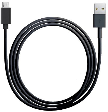 doupi USB Micro Daten Lade Kabel Ladekabel Datenkabel Samsung Nokia Smartphone Tablet Navi Kamera Schwarz