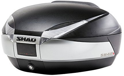 SHAD Sh48 Lt.48 Sh48 Topcase Silber/Schwarz Top Case Lt.48 Sh48 Silber/Schwarz