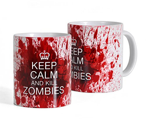 Killing Zombies - Horror Fan Mug - Ceramic