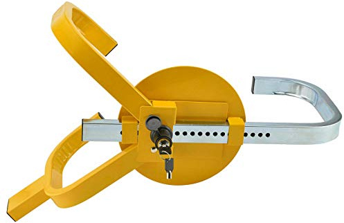 Motacare® Heavy Duty Wheel Clamp Full Face Lock Tire Locks Anti Theft Fits 13, 14, 15 Wheels