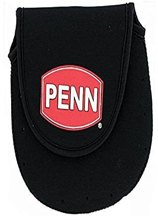 Penn Spinning-Neopren-Spulenabdeckung, Schwarz, Größe XL