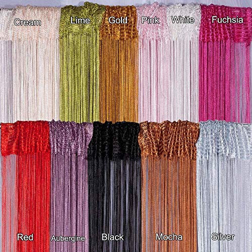 John Aird String Curtain Panel (Pastel Pink)