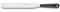 Rousselon 32 Dumas International en Acier Inoxydable Spatule Droite en Carte, Noir, 15 cm