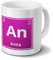 digital print Tasse mit Namen Anita als Element-Symbol des Perioden Systems - pink - Namenstasse, Kaffeebecher, Mug, Becher, Kaffeetasse
