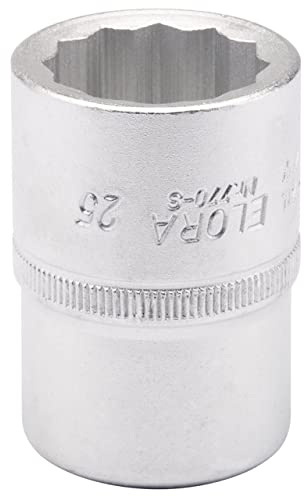 Draper 731 Elora Bi-Hexagon Socket, 3/4 Square Drive, 25mm