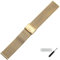MARBURGER Uhrenarmband 20mm Edelstahl Gold - Werkzeug Montage Set 84701200020