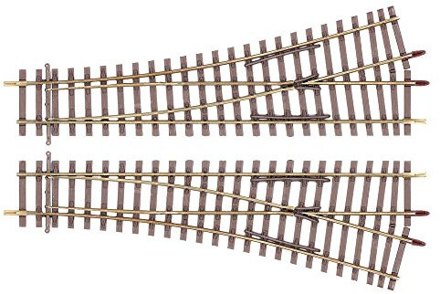 85423 H0 Tillig Elite Gleis Weiche, rechts 178 mm 15 ° 484 mm