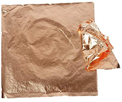 Creativ 16 x 16 cm Imitation Metal Leaf 25 Sheet, Copper
