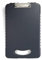 Officemate Porte-bloc avec casier de rangement et poignée pour documents A4, Porte-document compact pour papiers, Pince, Pour le bureau, les hôpitaux, Noir