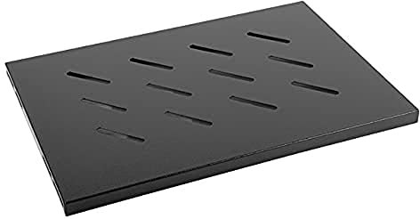 LANBERG Bandeja Fija 1U 496X280 MM hasta 120 KG Rack DE 19 Negro