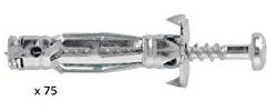 Molly M100875-XJ Molly Multi Seau de 75 Chevilles, Gris