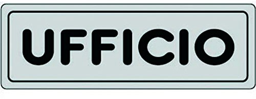 Ariete Etikett 'Büro' Aufkleber, Sticker, Weiß, Kunststoff, 5 cm x 15, einfach, Office