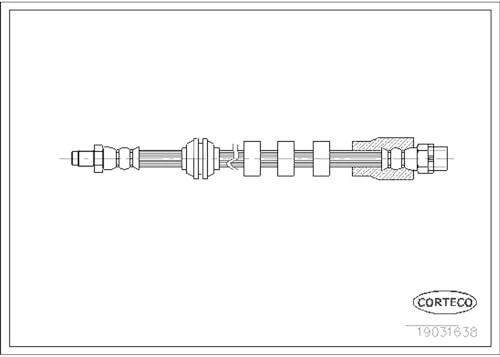Corteco 19031638 Brake Hose