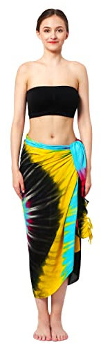 Ciffre Sarong Pareo Wickelrock Strandtuch Tuch Wickeltuch Handtuch + Schnalle Bunt