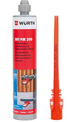 Würth Injektionsmörtel WIT-PM 200 - Kartuschenmörtel 300ml, Kunststoff, VPE 1 Stück
