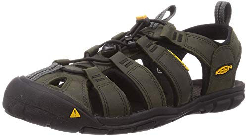 KEEN Clearwater CNX Leather Men Größe UK 11 Magnet-Black