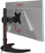 Duronic DM25D1 BK Braccio per un monitor da 13 a 27 pollici con piedistallo | Inclinazione e altezza regolabile, VESA 75 100, Supporto monitor ergonomico per PC con base, Supporto schermi nero