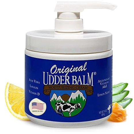 Original Udder Balm, Extra Thick Udder Cream & Deep Moisture for Dry Skin