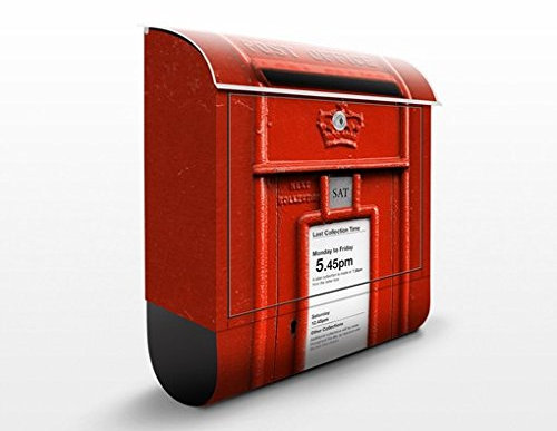 Briefkasten mit Zeitungsrolle Briefkasten in UK 46cm x 39cm