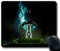 Mouse Pad Benutzerdefiniertes Gaming Legende von Zelda-Schwert-Grafik-Hintergrund, rutschfestes Neopren-Gummi, Standardgröße 220 mm x 180 mm x 3 mm, Desktop-Mauspad, Laptop-Mauspad, bequemes