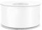 Satinband 38mm x 25m Rolle - FARBAUSWAHL in 3/6/12/18/25/38/50/75/100mm - farbecht & waschbar - Schleifenband für Hochzeit - Geschenkband zum Verpacken Dekorieren Basteln - Weiß 029