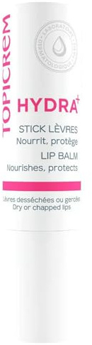Topicrem - Ultra feuchtigkeitsspendender Lippen-Stick, nährt und schützt, trockene oder rissige Lippen, Duft nach Vanille
