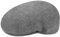 Kangol Herren Damen Mütze Schirmmütze Flatcap Original 504 | Schlägermütze mit Kultstatus 0258BC Herrencap (XXL (62-63 cm) - anthrazit)