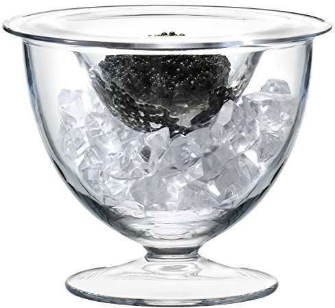 LSA Serve Kaviar Set, Glas, Clear, Ø14cm