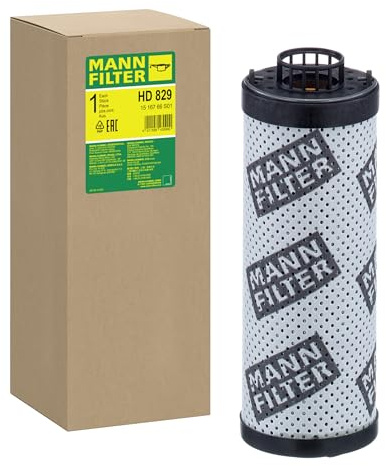 MANN-FILTER, HD 829 Hydraulik | Für Off-Highway, Hydraulikölreinheit, Höchste Filtrationsleistung, Hydraulischer Motorschutz, Echte OE-Technologie