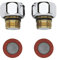 Grohe 47189000 Valvole Antiriflusso, Cromato, Set di 2 Pezzi