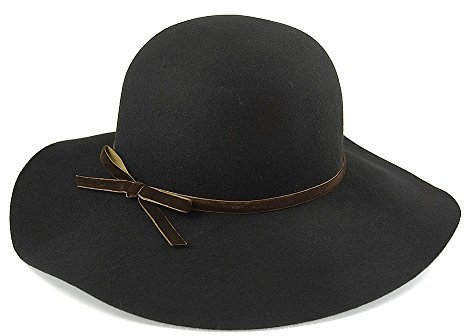 sur la tête Schlapphut Vintage aus Wolle - One Size
