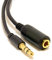 kenable Slimline PRO 3.5mm Jack to Stereo Jack Socket Headphone Extension Cable 2m [2 metres]
