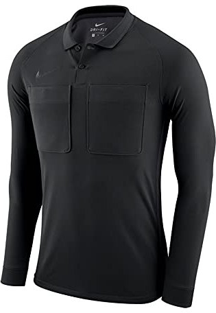Nike Men Dry Referee Long Sleeve Jersey - Black/Anthracite/Anthracite, Small