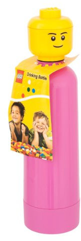 Lego Drinking Bottle, Medium Pink