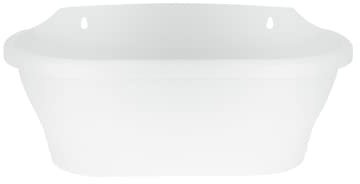 elho Corsica Wall Basket Cesto de Pared, White, 39 cm