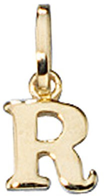 Jobo Anhänger Buchstabe R 333 Gold Gelbgold Buchstabenanhänger