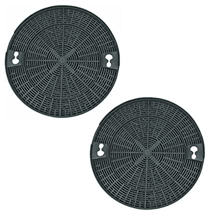 Bauknecht 481249038013 Kohlefilter Aktivkohlefilter Filter Geruchsfilter rund Ø 190mm 2 Stück Dunstabzugshaube auch Electrolux 50290652002 EHFC29 AMC912 Indesit C00308163 Brandt 72x4434