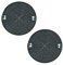 Bauknecht 481249038013 Kohlefilter Aktivkohlefilter Filter Geruchsfilter rund Ø 190mm 2 Stück Dunstabzugshaube auch Electrolux 50290652002 EHFC29 AMC912 Indesit C00308163 Brandt 72x4434
