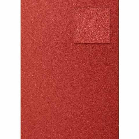 Knorr prandell Glitterkarton, Farbe:rot
