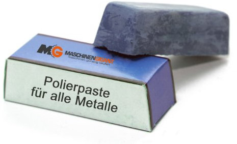 Maschinengigant Polierpaste - Polierwachs Hochglanzpolitur für Metall, Industriequalität, Ideal bei maschineller Nutzung, gibt Werkzeug und Oberflächen Schärfe / Glanz zurück